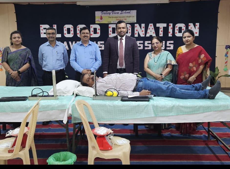 Blood donation camp organized in Valley View School